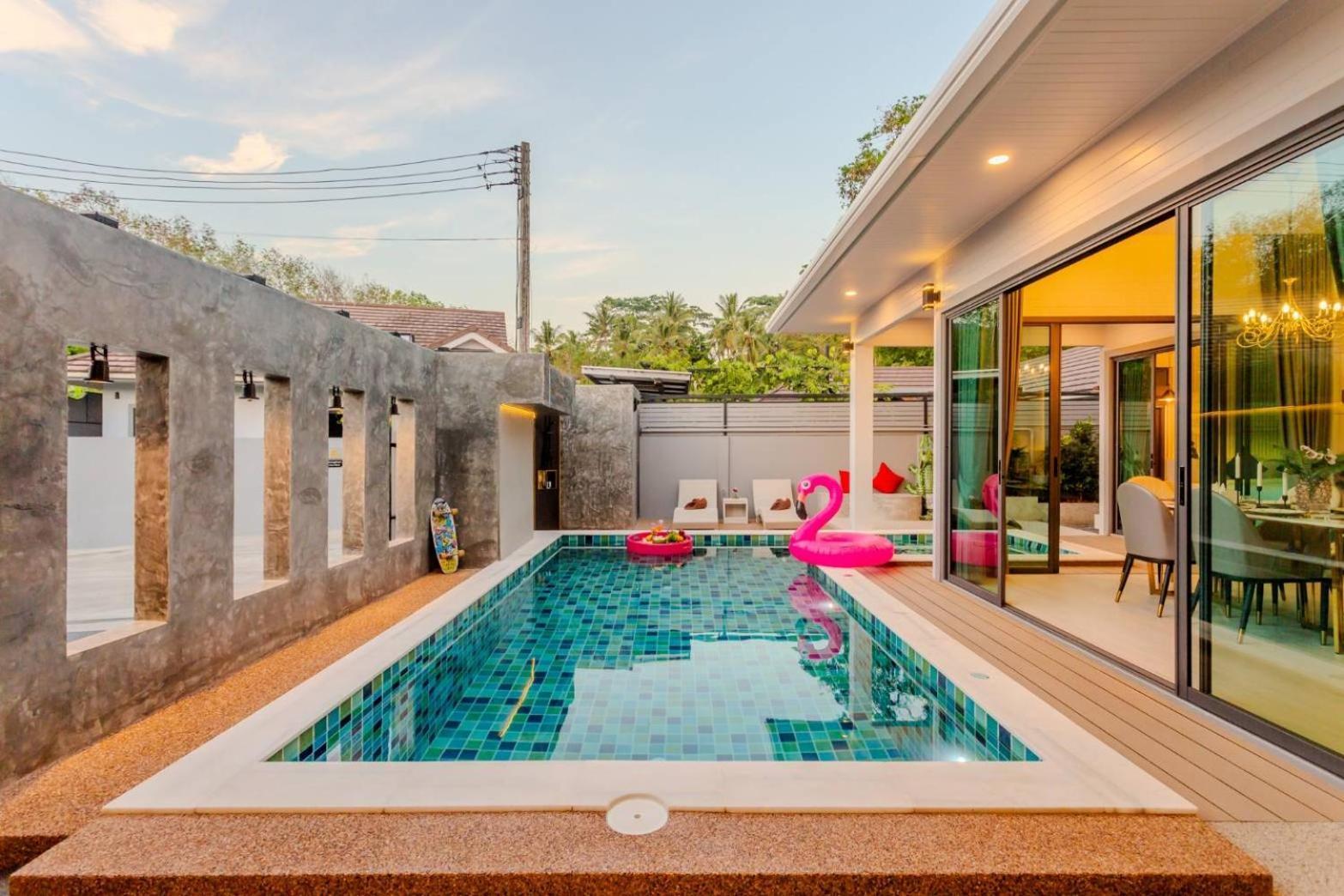 Nut & Non Pool Villa By Duangtham Ban Khlong Haeng エクステリア 写真